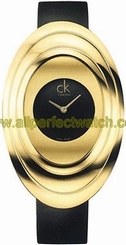 Calvin Klein Watches : K9322202 Gold PVD case material Women Watch