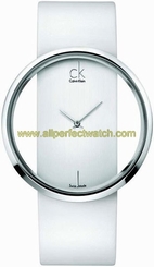 Calvin Klein Watches : K9423101 Faux Strap 30 m Water Resistant Women Watch