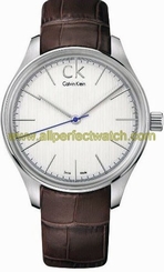 Calvin Klein Watches : K9811126 Three-hand Swiss Quartz movement 30 M water resistant Men Watch