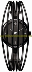 Calvin Klein Watches : K9923402 Quartz Dial Black with Two Hand Movement and CK Logo Women Watch