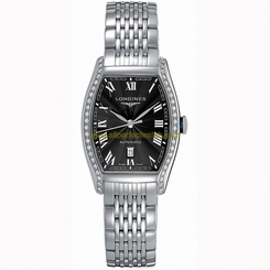 Longines Watches : L2.142.0.50.6 Automatic Black Dial Stainless Steel Women Watch