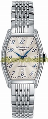 Longines Watches : L2.142.0.70.6 Automatic Cream Dial Stainless Steel Women Watch