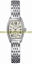 Longines Watches : L2.175.0.71.6 Quartz Silver Dial Stainless Steel Women Watch