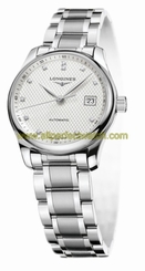 Longines Watches : L2.257.4.77.6 Automatic Silver Diamonds Dial Date Stainless Steel Women Watch