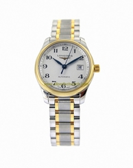 Longines Watches : L2.257.5.78.7 Automatic Silver Dial 18ct Gold And Stainless Steel Women Watch