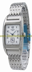 Longines Watches : L2.501.0.83.6 Quartz Polished Stainless Steel White Mother Of Pearl Arabic Numerals With Seconds Sub- At 6 Dial Polished Stainless Steel Band Women Watch
