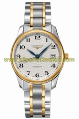 Longines Watches : L2.518.5.78.7 Automatic Silver Dial 18ct Gold And Stainless Steel Men Watch