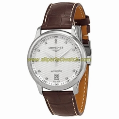Longines Watches : L2.628.4.77.3 Silver Dial Fixed Stainless Steel Band Men Watch