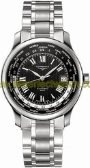 Longines Watches : L2.631.4.51.6 Black Dial Stainless Steel Band Men Watch