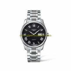 Longines Watches : L2.648.4.51.6 Automatic Black Dial Stainless Steel Men Watch