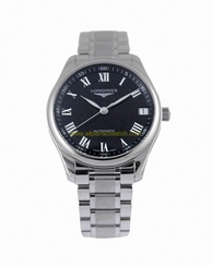 Longines Watches : L2.665.4.51.6 Automatic Black Dial Stainless Steel Men Watch