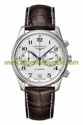 Longines Watches : L2.669.4.78.5 Automatic Silver Dial Stainless Steel Case With Brown Leather Strap Men Watch