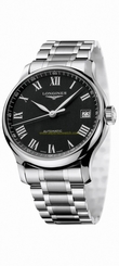 Fake AAA Longines Watches : L2.689.4.51.6 Automatic Black Dial Stainless Steel Men Watch Watch