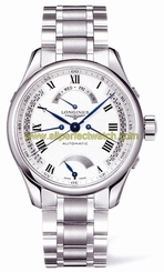 Longines Watches : L2.714.4.71.6 Automatic Silver Dial Stainless Steel Case With Brown Leather Strap Men Watch