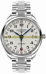 Longines Watches : L2.718.4.78.6 Silver Textured Dial Stainless Steel Band Men Watch