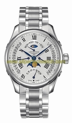 Longines Watches : L2.739.4.71.6 Automatic White Dial Retrograde Stainless Steel Men Watch