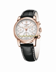 Longines Watches : L2.752.8.72.3 Automatic Chronograph Date 18ct Rose Gold 41mm Men Watch