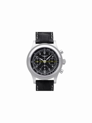 Longines Watches : L2.768.4.53.2 Automatic Chronograph Date Black Leather Men Watch