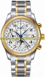 Longines Watches : L2.773.5.78.7 Automatic Chronograph Stainless Steel and 18ct Gold Men Watch