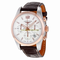 Longines Watches : L2.786.5.76.3 White Automatic Men Watch