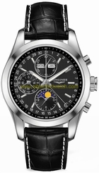 Longines Watches : L2.798.4.52.3 Black Automatic Self Winding Men Watch