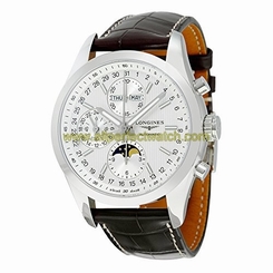 Longines Watches : L2.798.4.72.3 White Dial Fixed Band Men Watch