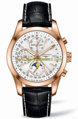 Longines Watches : L2.798.8.72.3 Silver Automatic Self Winding Men Watch