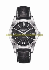 Longines Watches : L2.799.4.56.3 Black Dial Fixed Band Men Watch