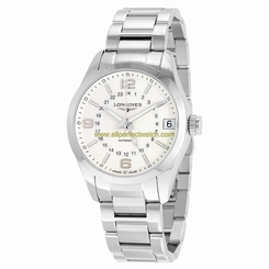 Longines Watches : L2.799.4.76.6 Silver Automatic Men Watch