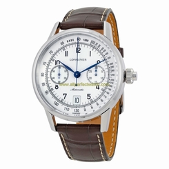 Longines Watches : L2.800.4.23.2 White Dial Automatic Men Watch