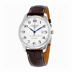 Longines Watches : L2.893.4.78.3 Automatic Date Brown Leather Men Watch