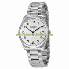 Longines Watches : L2.893.4.78.6 Silver Dial Fixed Stainless Steel Band Men Watch