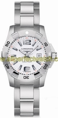 Longines Watches : L3.247.4.16.6 Quartz White Dial Date Stainless Steel Women Watch