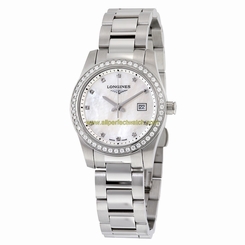 Longines Watches : L3.300.0.87.6 Mother Of Pearl Quartz Women Watch