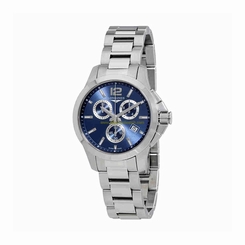 Longines Watches : L3.379.4.96.6 Blue Dial Fixed Stainless Steel Band Men Watch