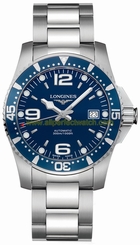 Longines Watches : L3.642.4.96.6 Automatic Blue Dial Date Stainless Steel Men Watch
