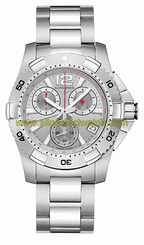 Longines Watches : L3.650.4.76.6 Quartz Chronograph Date Stainless Steel Men Watch