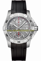 Longines Watches : L3.651.4.76.2 Automatic Chronograph Date Black Rubber Men Watch