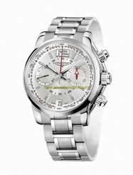 Longines Watches : L3.666.4.76.6 Automatic Silver Dial Date Chronograph Stainless Steel Men Watch