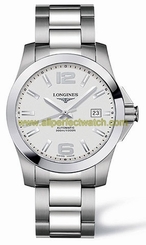 Longines Watches : L3.677.4.76.6 Automatic Analog Date Stainless Steel Men Watch