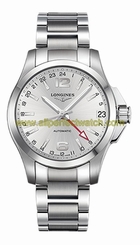 Longines Watches : L3.687.4.76.6 Automatic Silver Dial Date Stainless Steel Men Watch