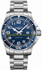Longines Watches : L3.689.4.03.6 Quartz Blue Dial Date Stainless Steel 41mm Men Watch