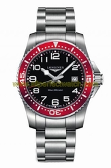 Longines Watches : L3.689.4.59.6 Quartz Black Dial Date Stainless Steel Men Watch