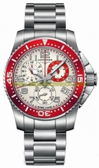 Longines Watches : L3.690.4.19.6 Quartz Chronograph Beige Dial Date Stainless Steel Men Watch