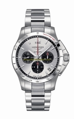 Longines Watches : L3.697.4.06.6 Automatic Chronograph Date Stainless Steel Men Watch