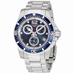Longines Watches : L3.743.4.96.6 Blue Dial Stainless steel Band Men Watch