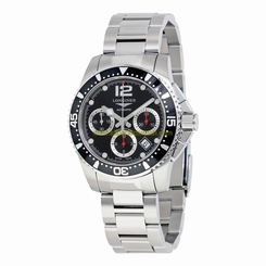 Longines Watches : L3.744.4.56.6 Black Dial Automatic Men Watch