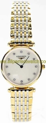 Longines Watches : L4.209.2.87.7 White mother of pearl dial Women Watch