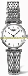 Longines Watches : L4.209.4.87.6 White mother of pearl dial Women Watch