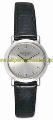 Longines Watches : L4.210.6.78.0 Silver Dial Leather Women Watch